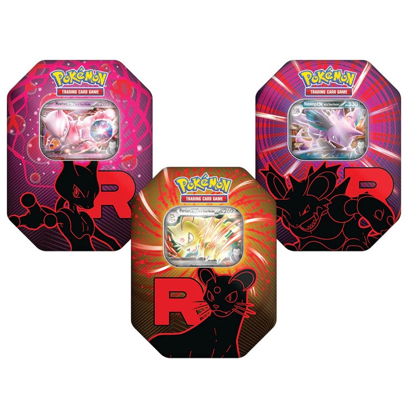 Pokébox Team Rocket Mewtwo Nidoking Persian