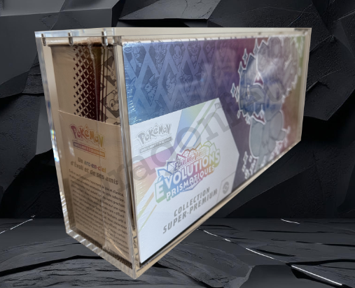 Protection Collection Super Premium Evolutions Prismatiques - Boîte Acrylique Draco Shield
