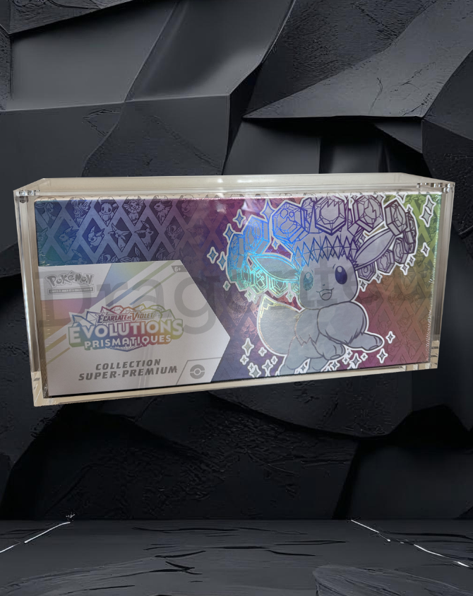 Protection Collection Super Premium Evolutions Prismatiques - Boîte Acrylique Draco Shield