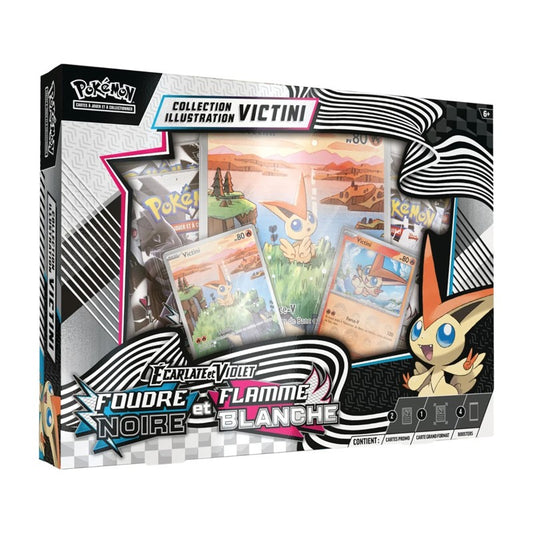 Coffret Collection Illustration Victini Foudre Noire Flamme Blanche