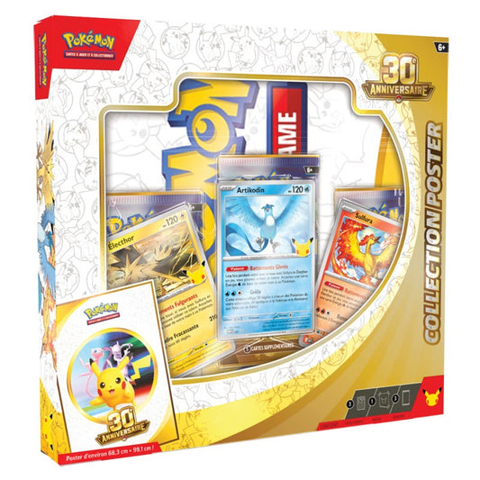 Collection Poster Pokémon 30e Anniversaire – Artikodin, Électhor & Sulfura – VF