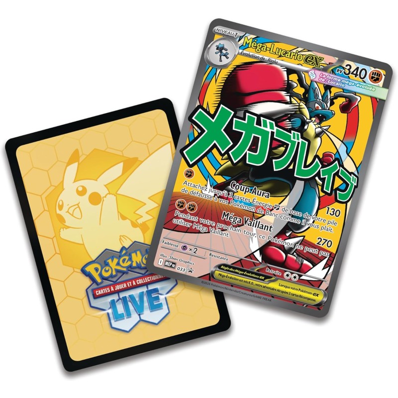 Coffret Poster Premium Méga-Lucario & Méga-Gardevoir ME2.5