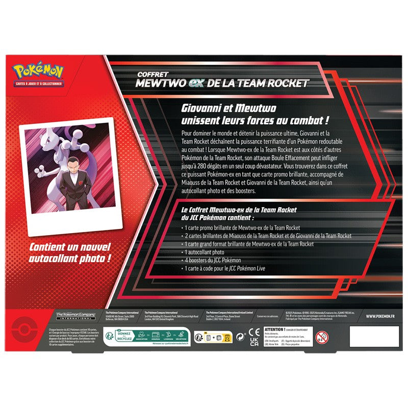 Coffret Mewtwo ex de la Team Rocket