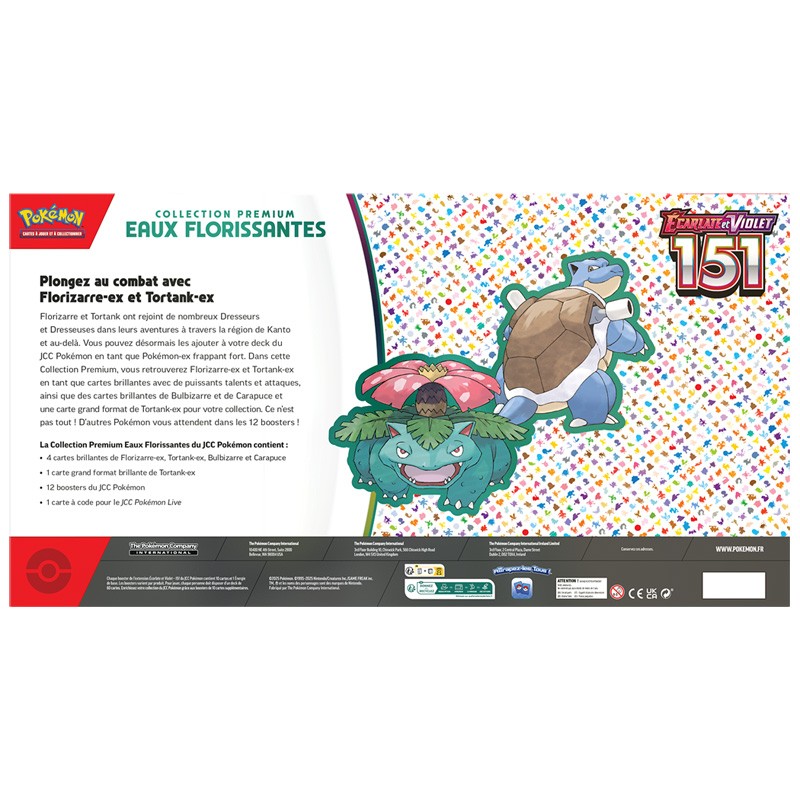 Coffret Premium Eaux Florissantes Pokémon 151