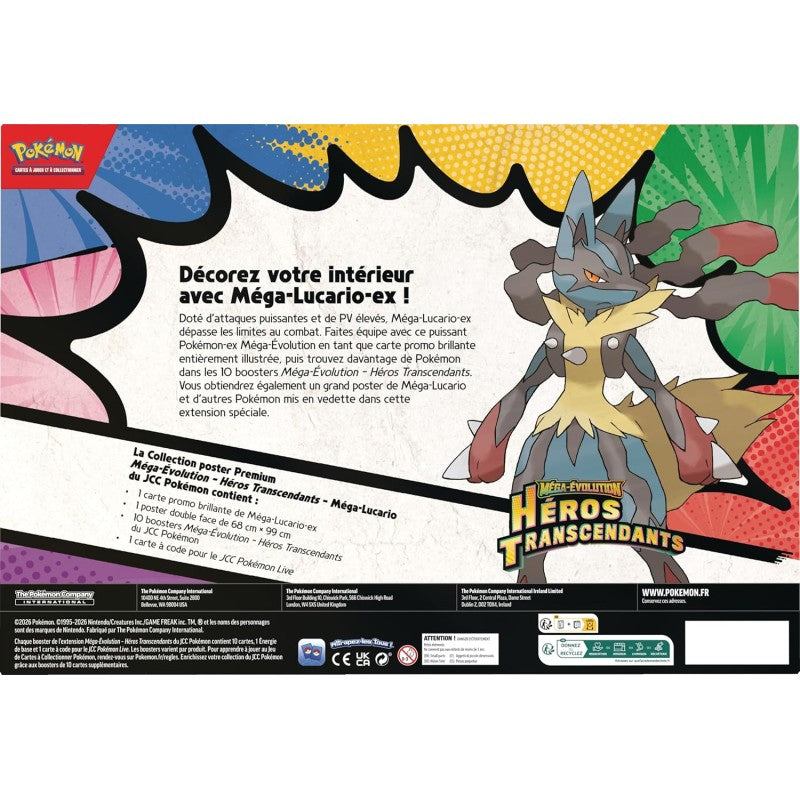 Coffret Poster Premium Méga-Lucario & Méga-Gardevoir ME2.5