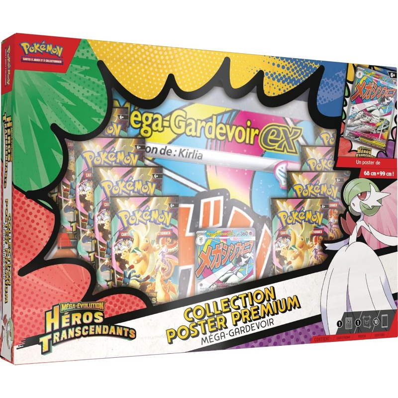 Coffret Poster Premium Méga-Lucario & Méga-Gardevoir ME2.5