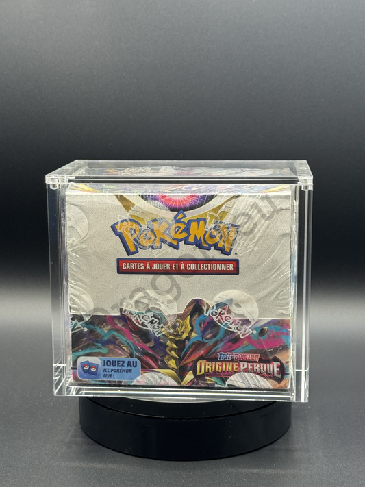 Protection Acrylique Draco Shield pour Display 36 boosters Pokémon