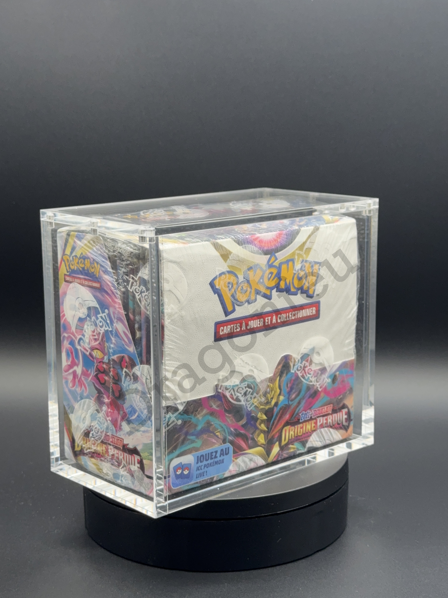 Protection Acrylique Draco Shield pour Display 36 boosters Pokémon