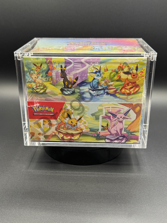 Protection Display 8 Mini Tin Pokémon - Boîte Acrylique Draco Shield