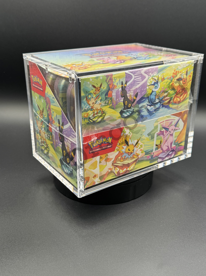 Protection Display 8 Mini Tin Pokémon - Boîte Acrylique Draco Shield