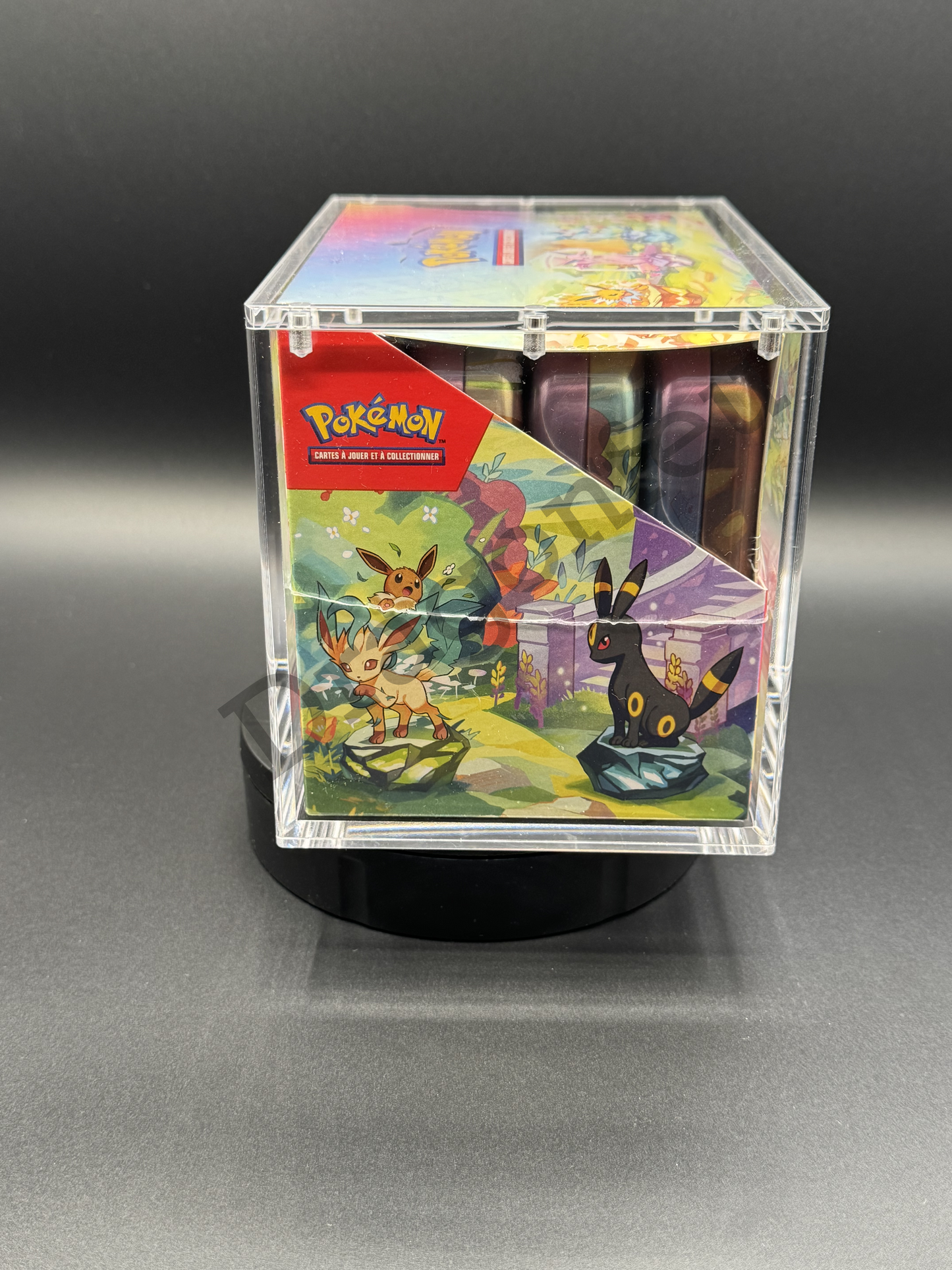 Protection acrylique Display 8 Mini Tin Pokémon