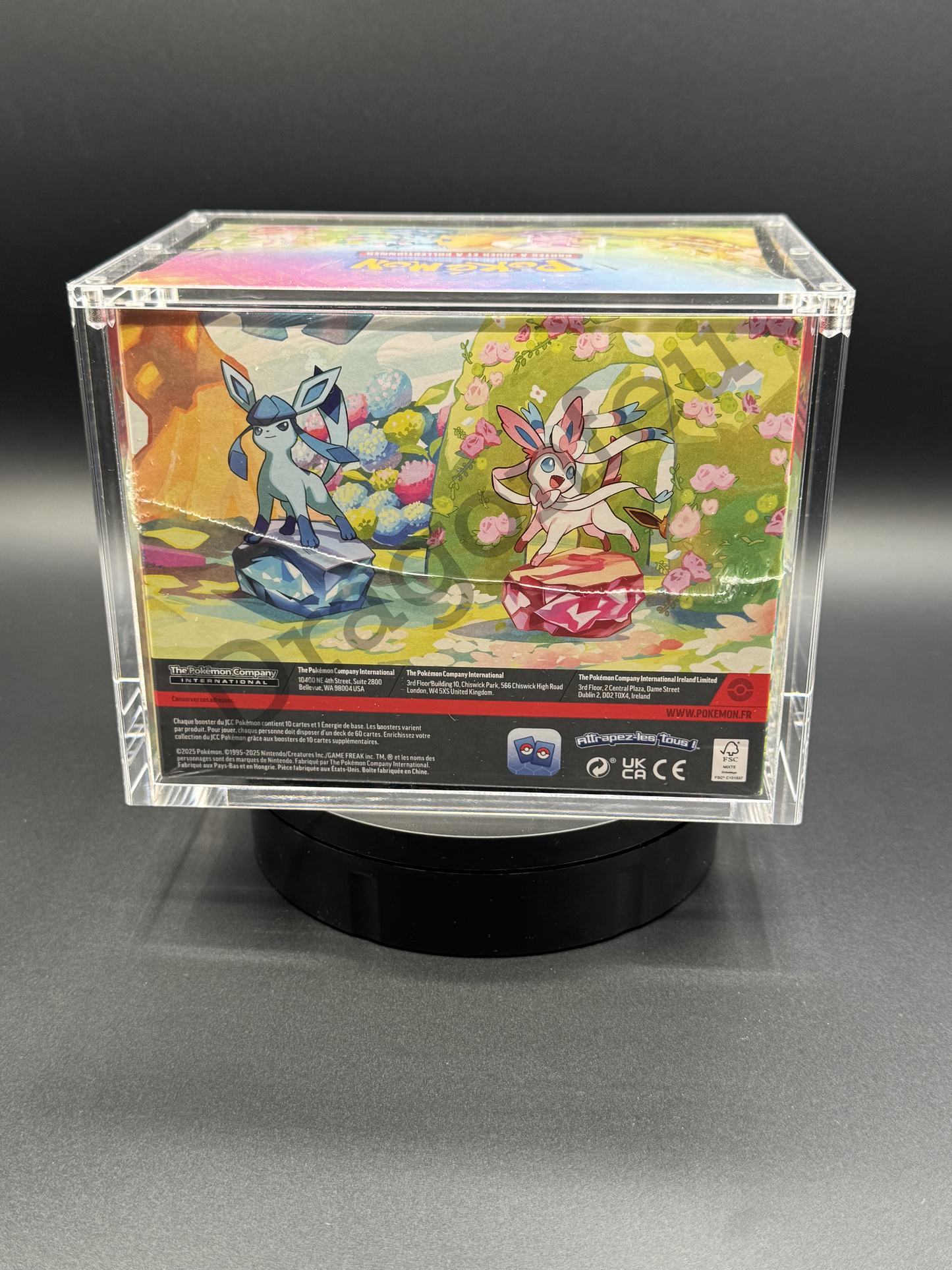 Protection acrylique Display 8 Mini Tin Pokémon